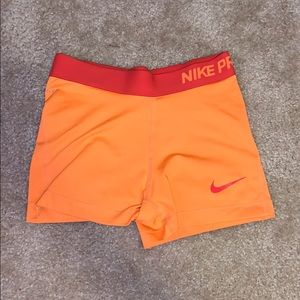 Nike pro spandex - orange